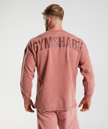 Pánské Accessories Gymshark Power Washed Crew Růžové Hnědé | CZ 2780MQZ